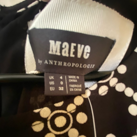 Maeve mini dress with whimsical print and gold ribbon detail at waist. - Picture 2 of 4